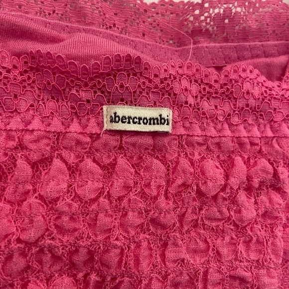 Abercrombie Kids XL hot pink bralette with polka dot motif EUC - Picture 4 of 7